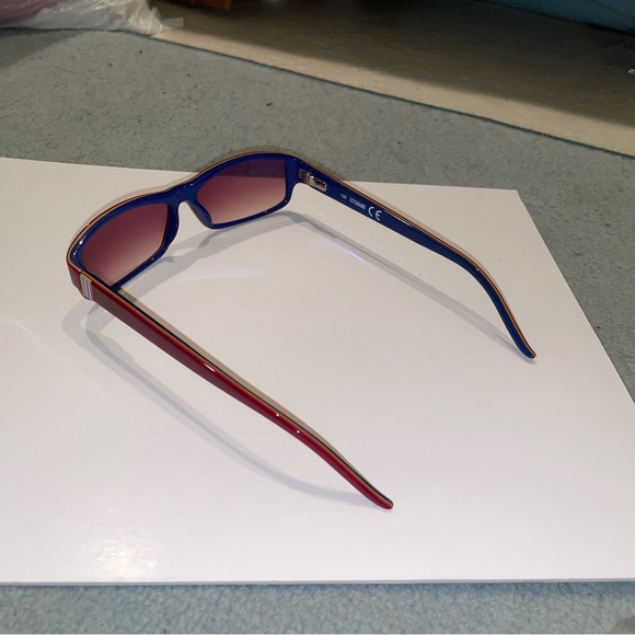 ✨ NOS Just Cavalli JC183 Red & Blue Oval Sunglasses | Pristine NWOT ✨ - Picture 12 of 16